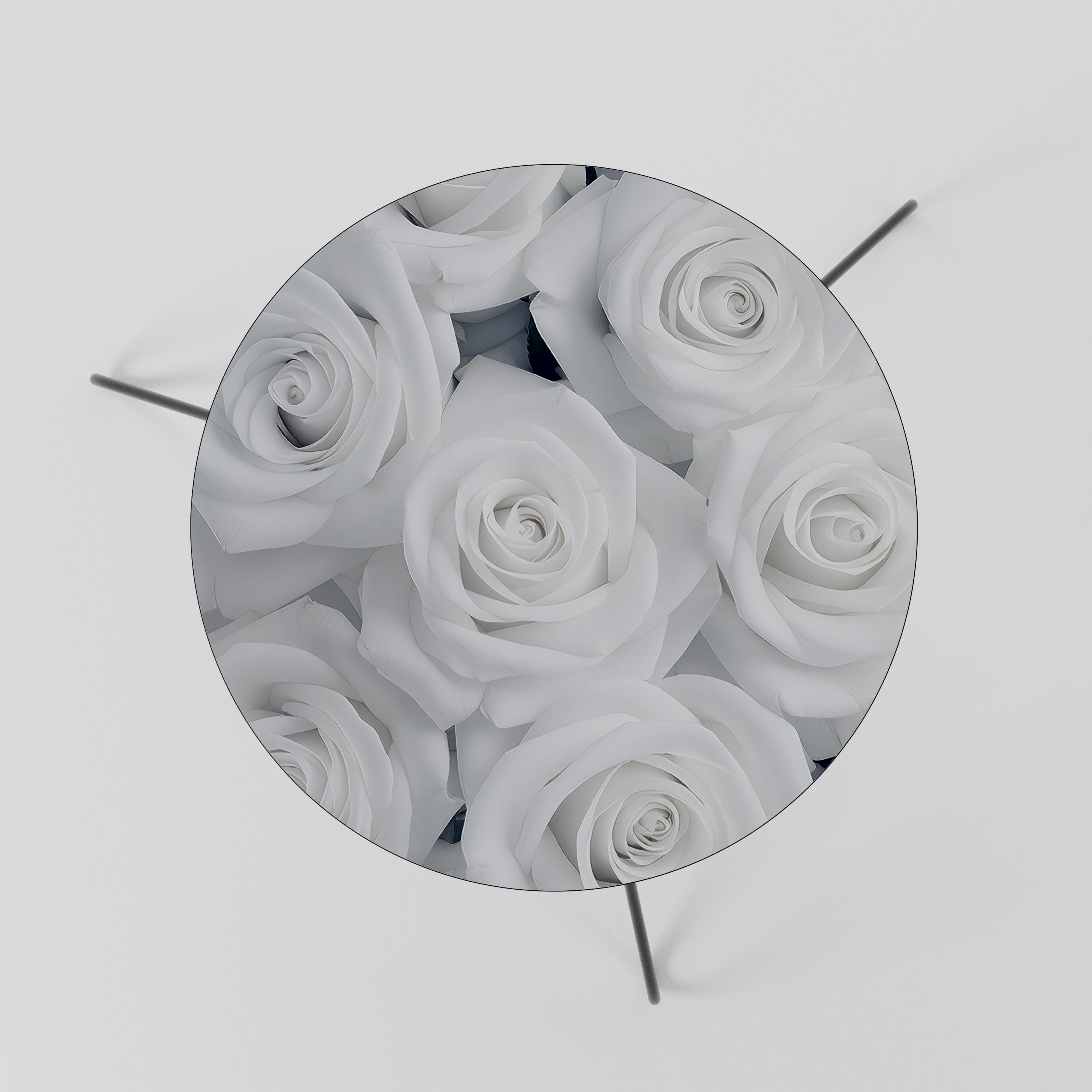 Table basse ÉLÉGANCE EN BLANC 60