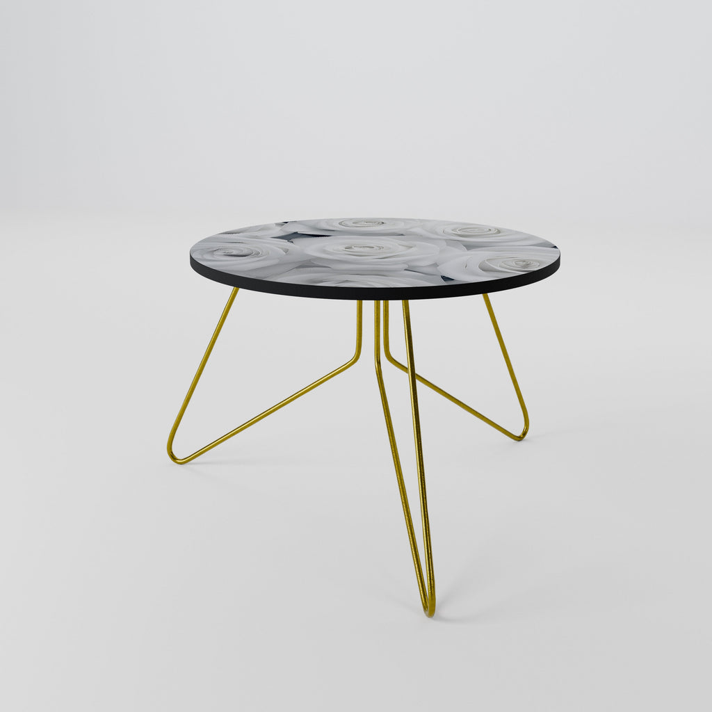 Table basse ÉLÉGANCE EN BLANC 60