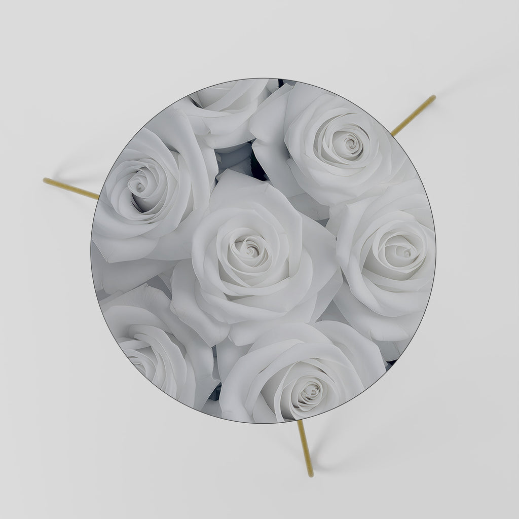 Table basse ÉLÉGANCE EN BLANC 60