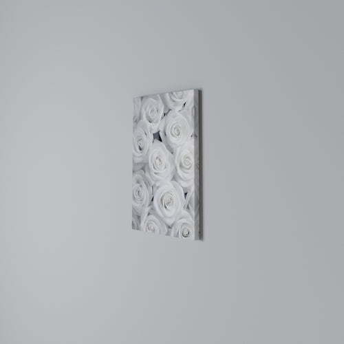 ELEGANCE IN WHITE Vertical Canvas Print