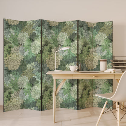 SUCCULENT CLUSTER 6-Panel Room Divider