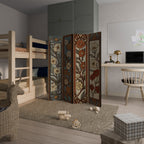 TIMELESS FLORA 4-Panel Room Divider