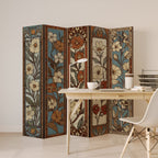 TIMELESS FLORA 5-Panel Room Divider