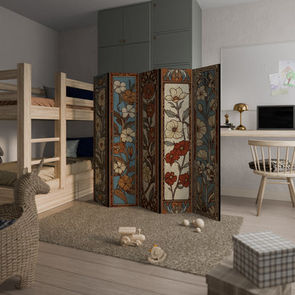 TIMELESS FLORA 5-Panel Room Divider