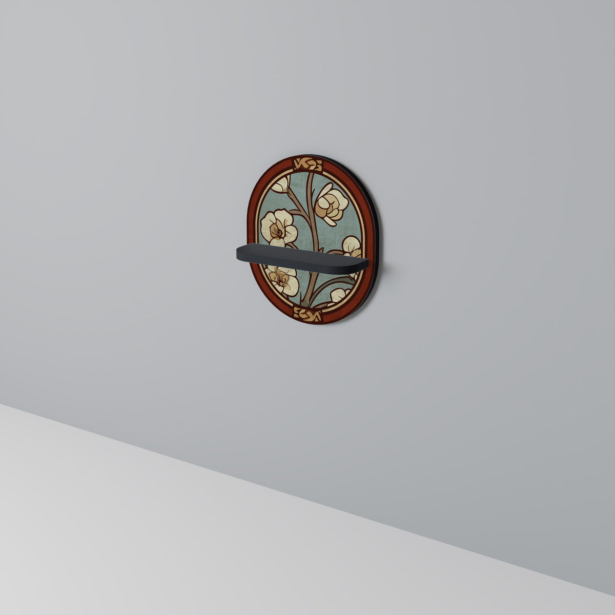 ORNATE PETALS Art Shelf