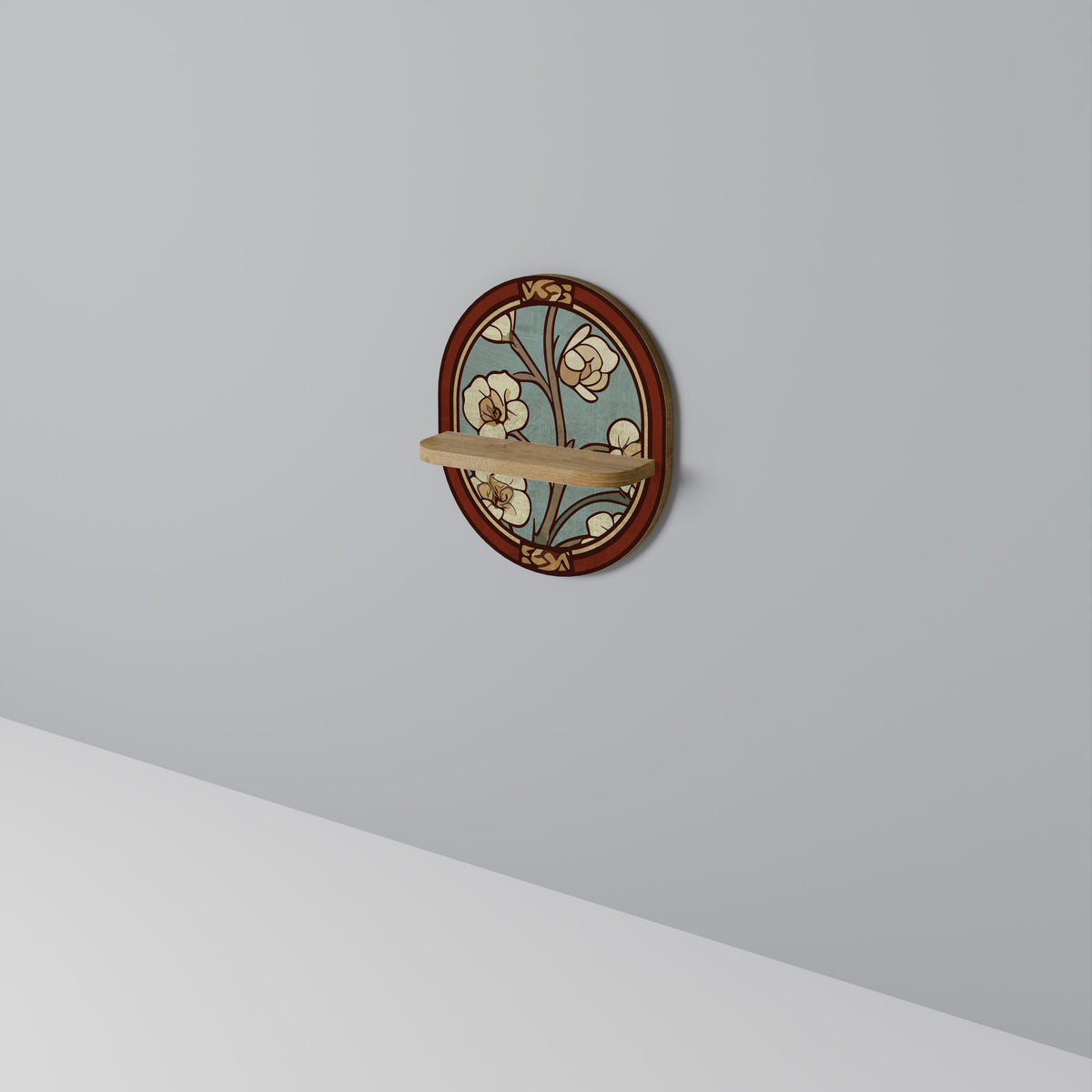 ORNATE PETALS Art Shelf