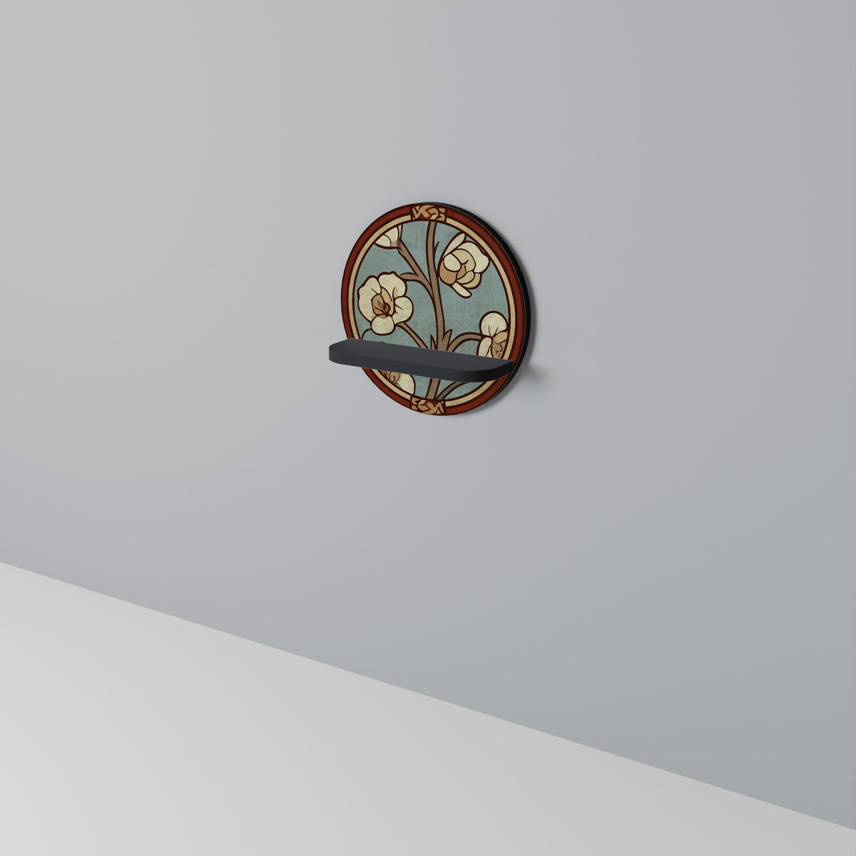 ORNATE PETALS Art Shelf