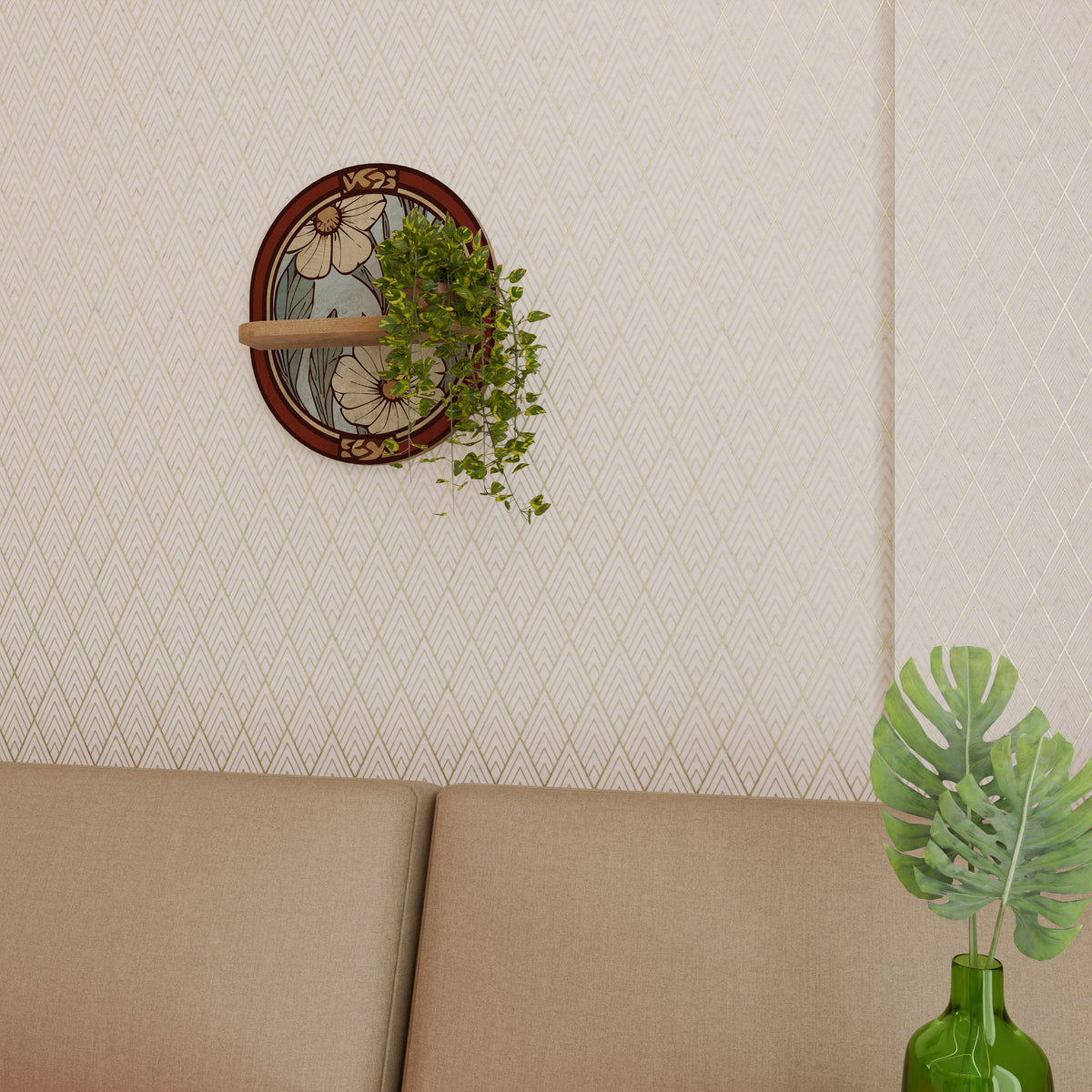 HERITAGE BLOSSOM Art Shelf