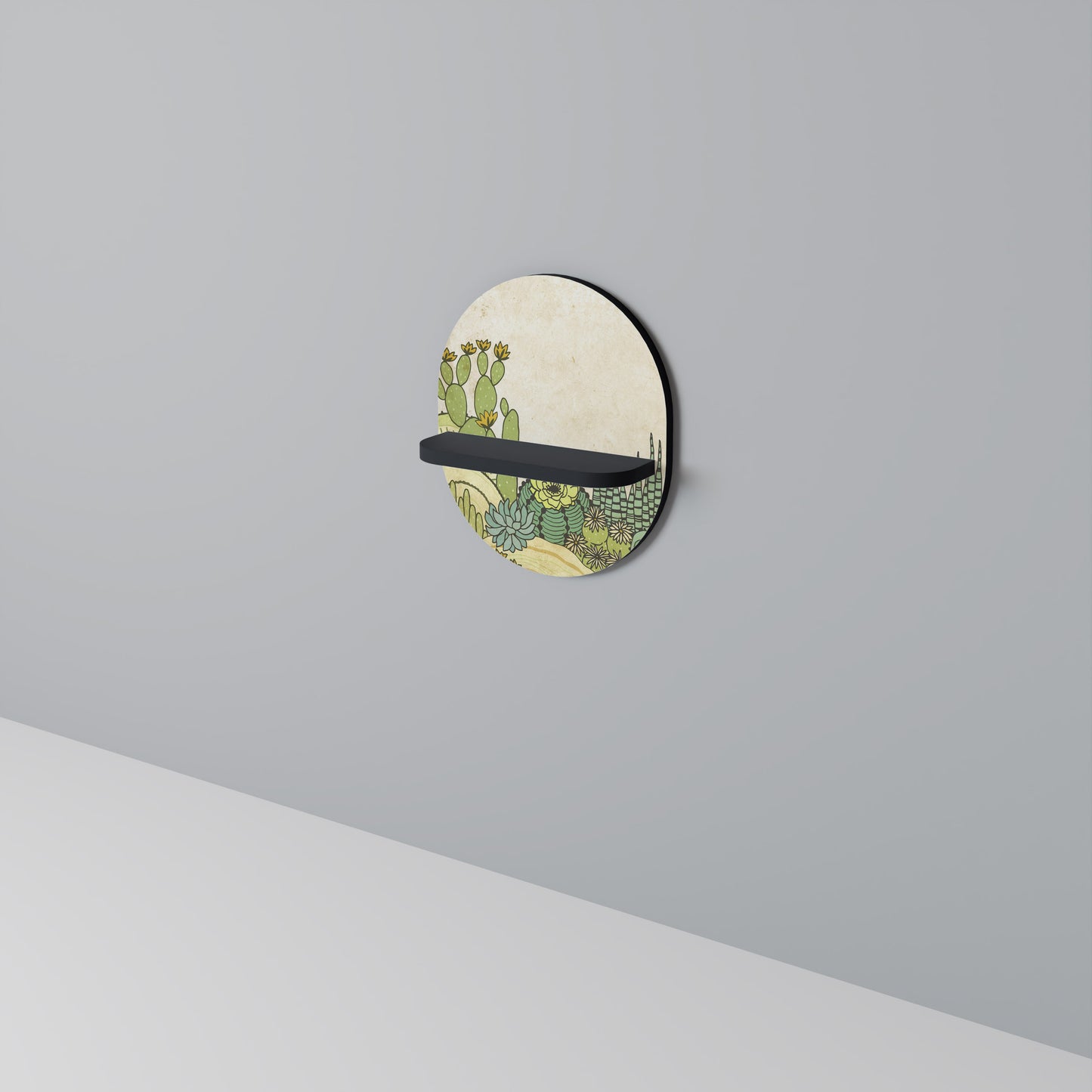SUCCULENTS KALEIDOSCOPE Art Shelf
