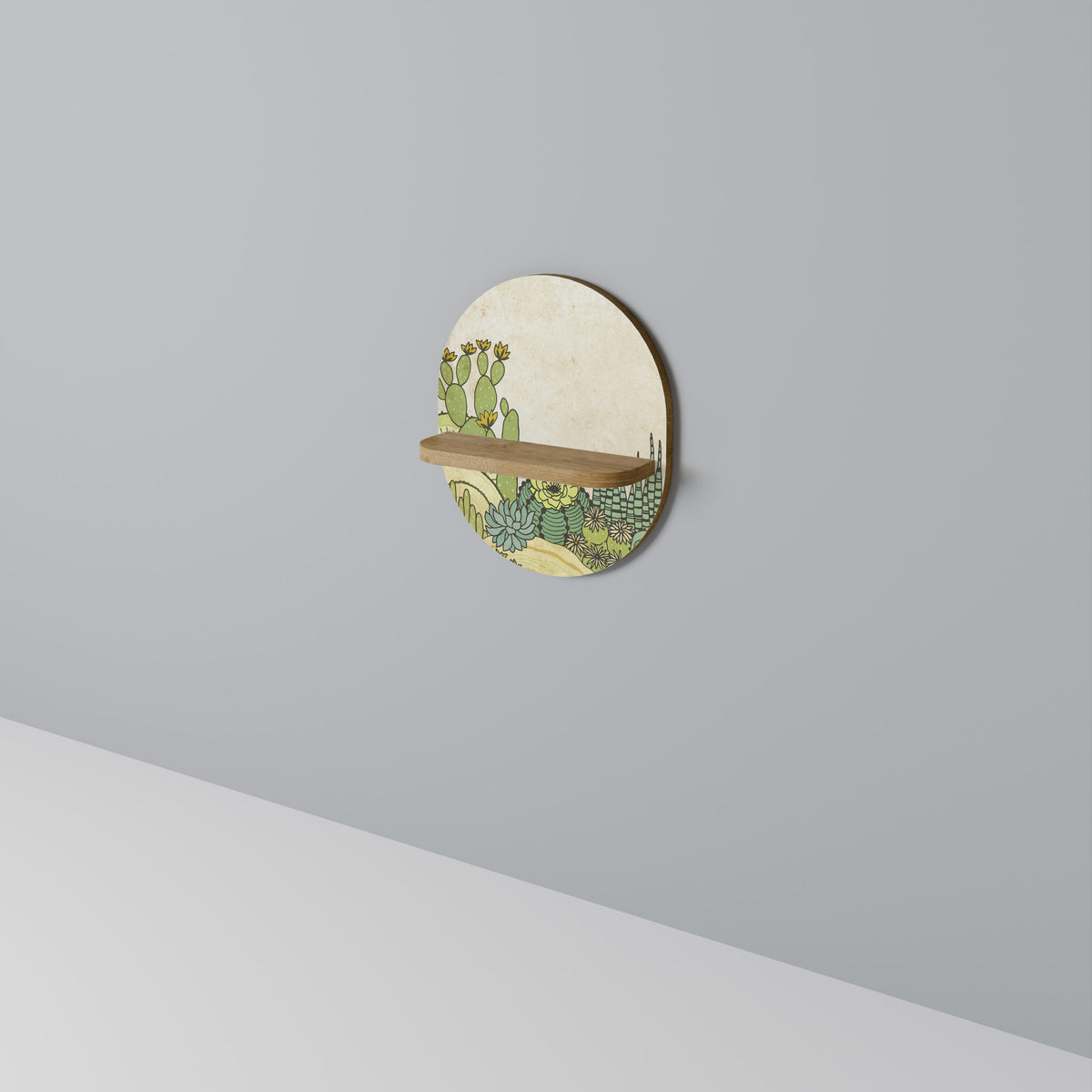 SUCCULENTS KALEIDOSCOPE Art Shelf