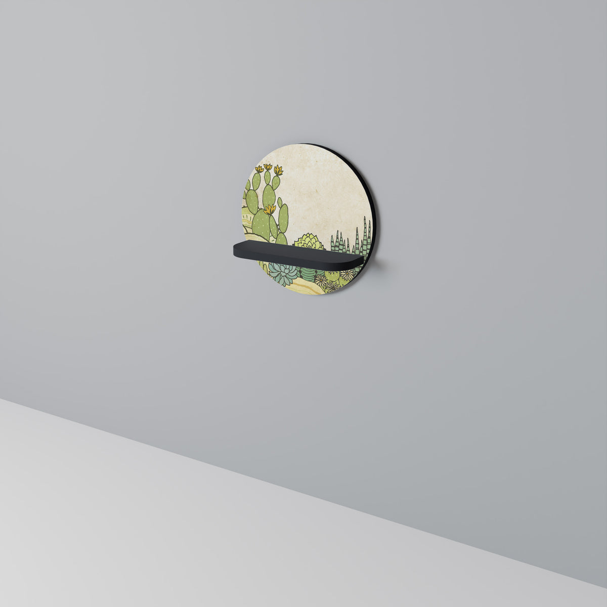 SUCCULENTS KALEIDOSCOPE Art Shelf