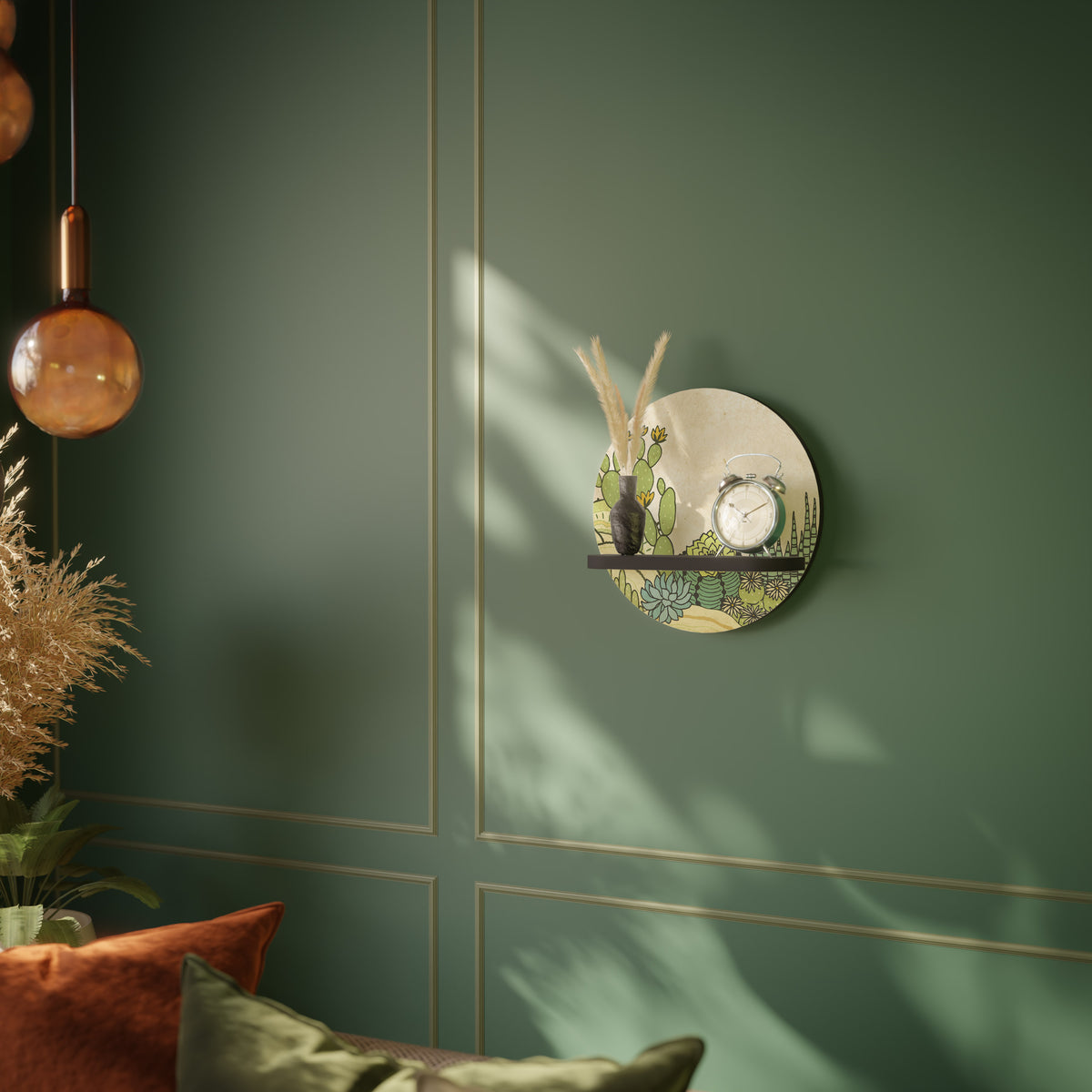 SUCCULENTS KALEIDOSCOPE Art Shelf