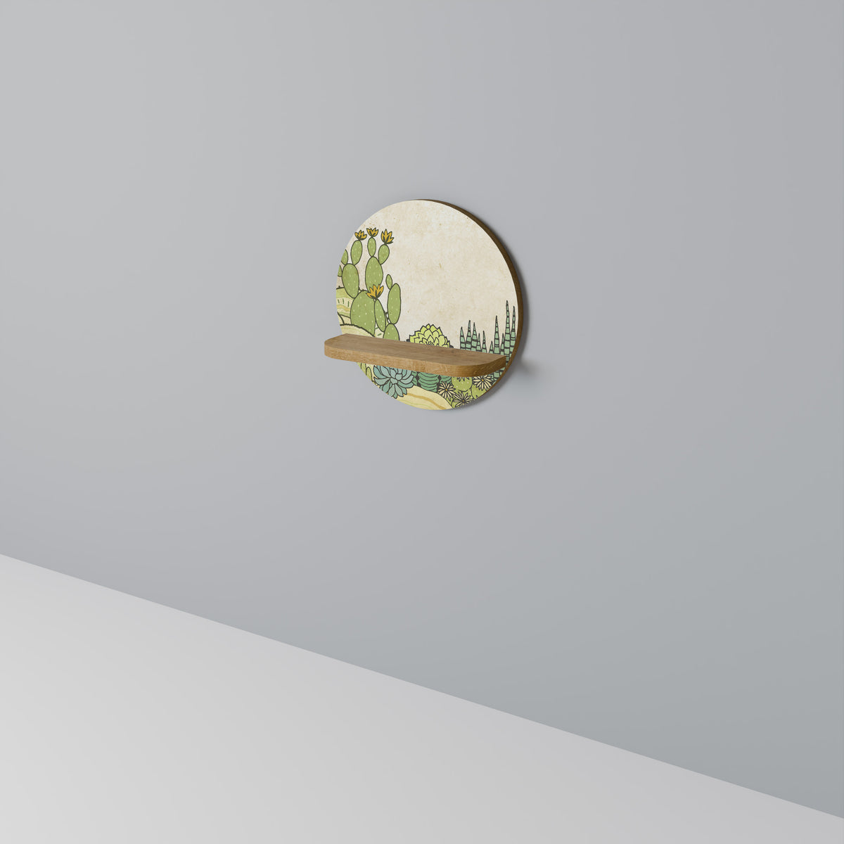 SUCCULENTS KALEIDOSCOPE Art Shelf