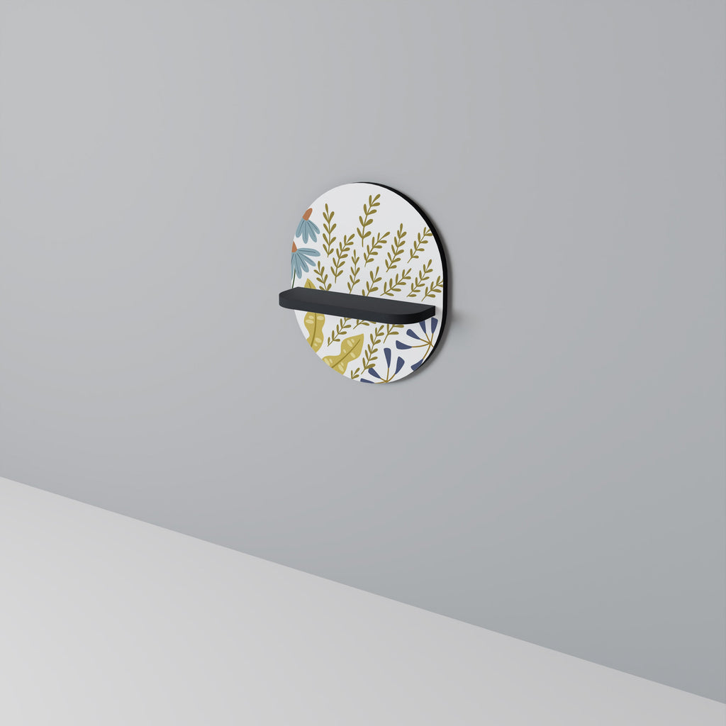 Étagère ovale HELLO SPRING en finition noire