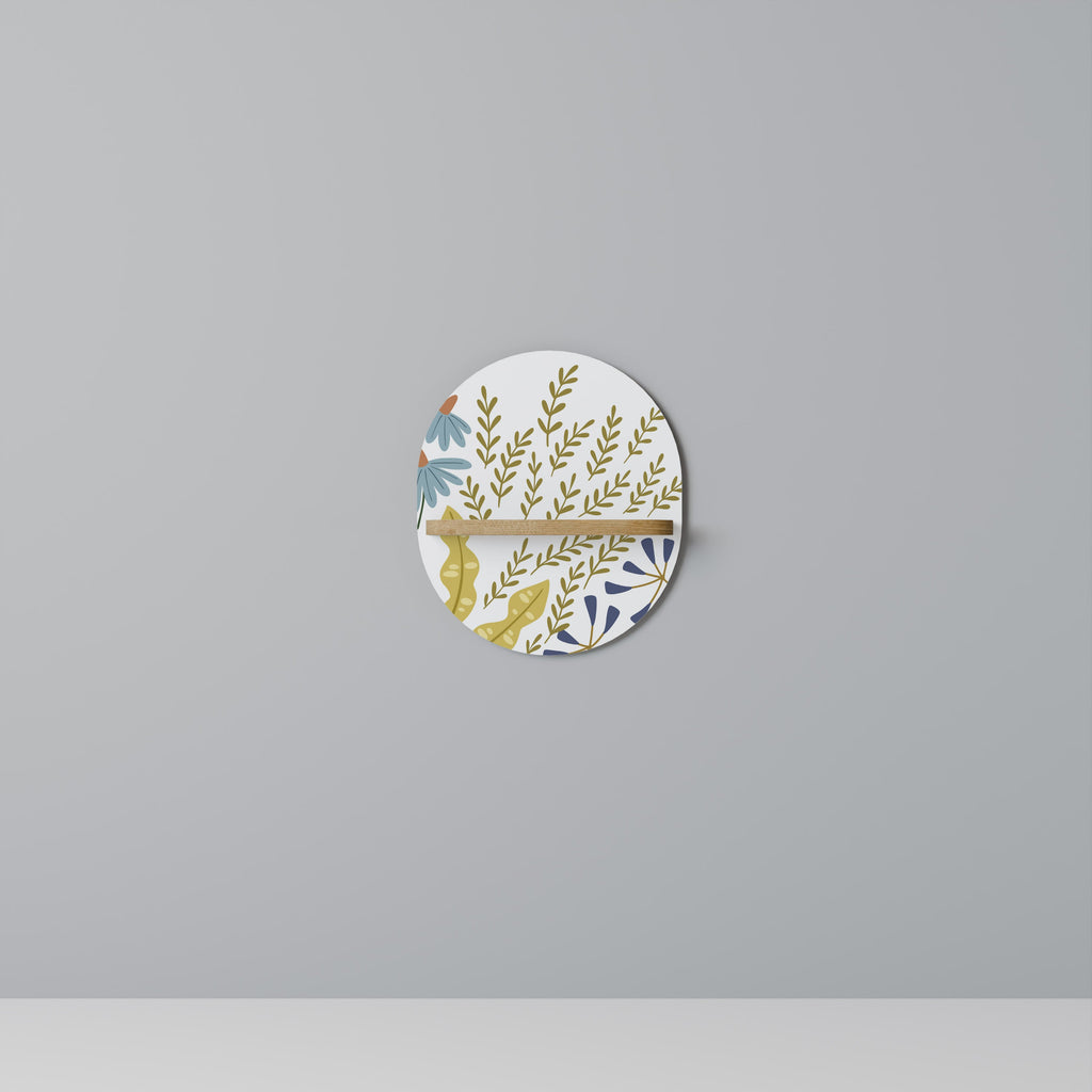 Étagère ovale effet chêne HELLO SPRING