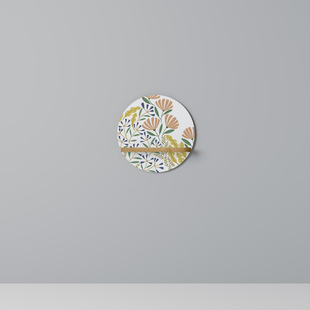 Étagère ronde effet chêne HELLO SPRING