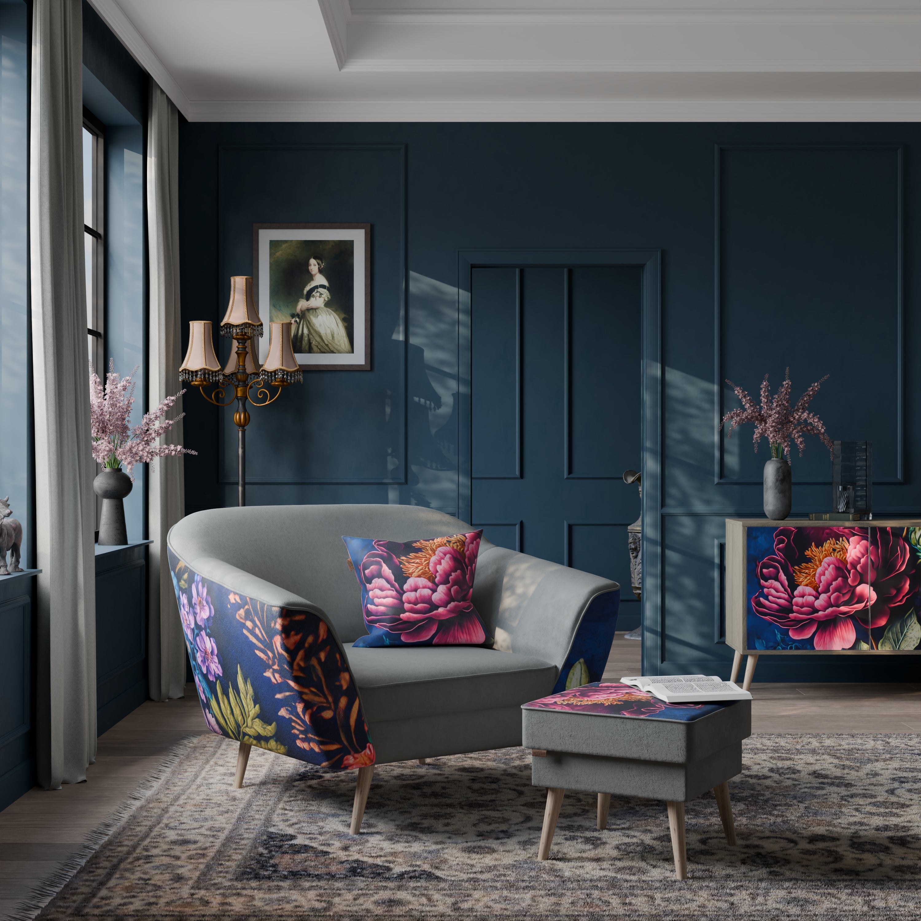 BLOOMING ELEGANCE AURORA Armchair