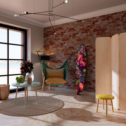 BLOOMING ELEGANCE Surfboard Decorative Panel