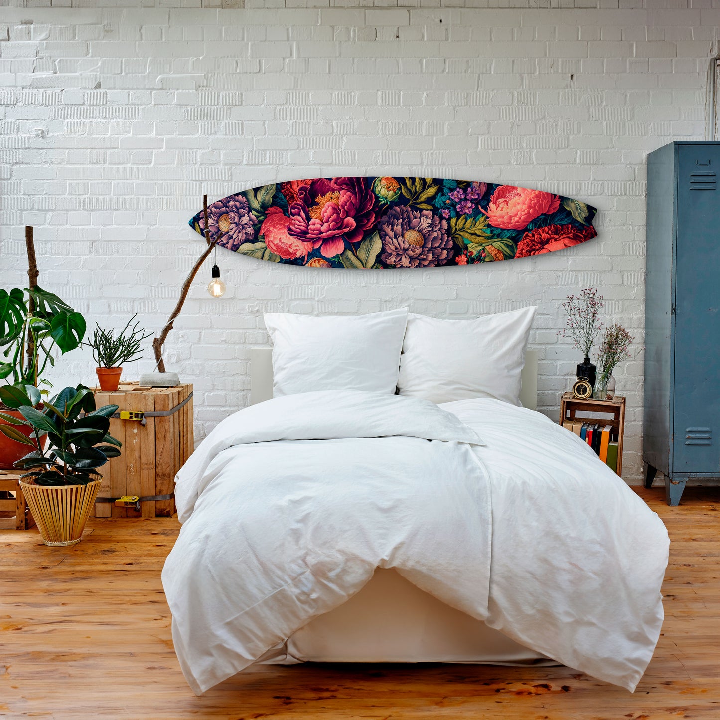 BLOOMING ELEGANCE Surfboard Decorative Panel