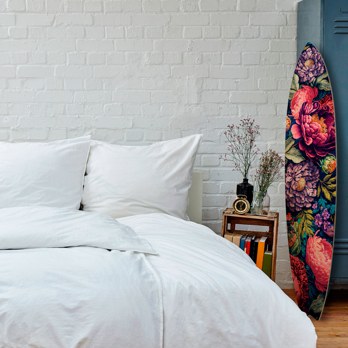 BLOOMING ELEGANCE Surfboard Decorative Panel