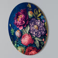 BLOOMING ELEGANCE Round Wall Art
