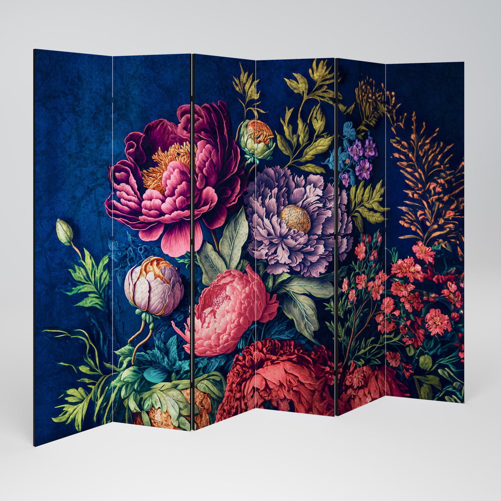 BLOOMING ELEGANCE Paravent décoratif à 6 panneaux