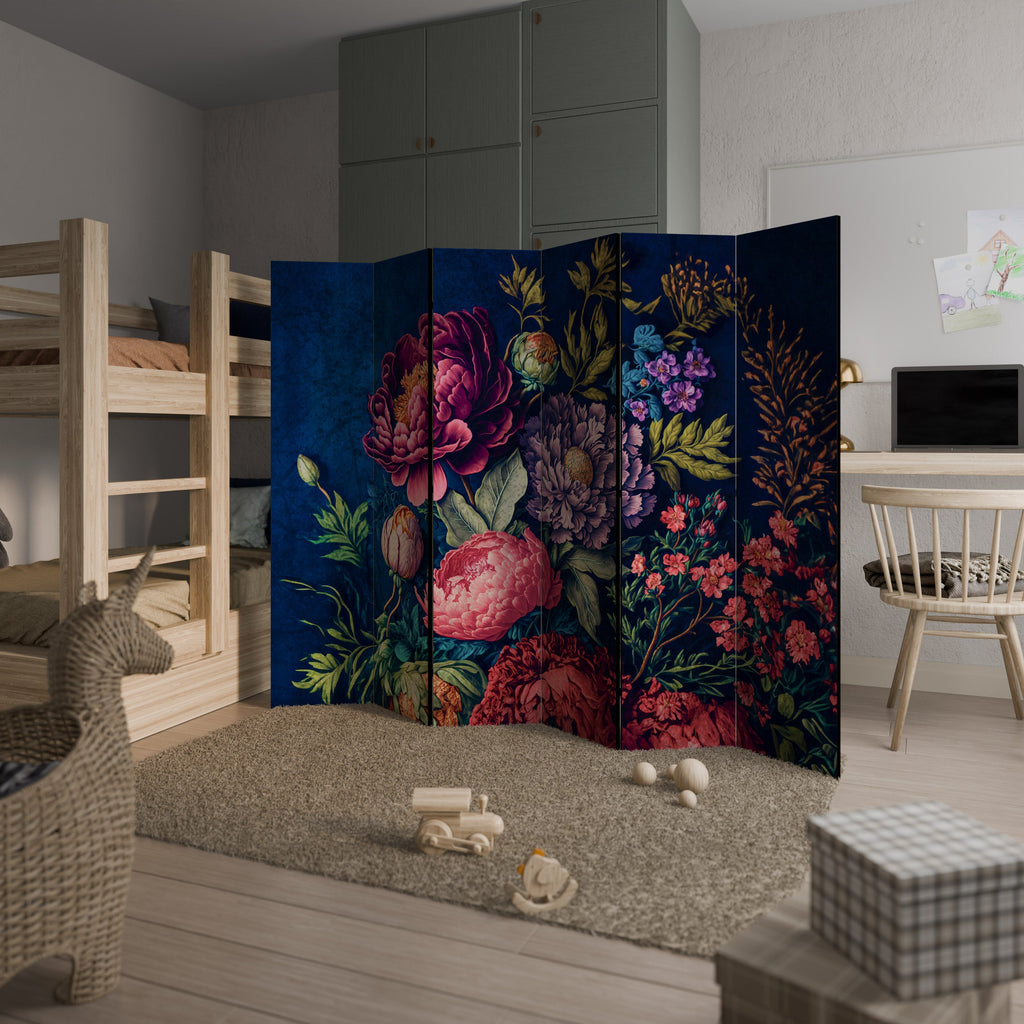 BLOOMING ELEGANCE Paravent décoratif à 6 panneaux