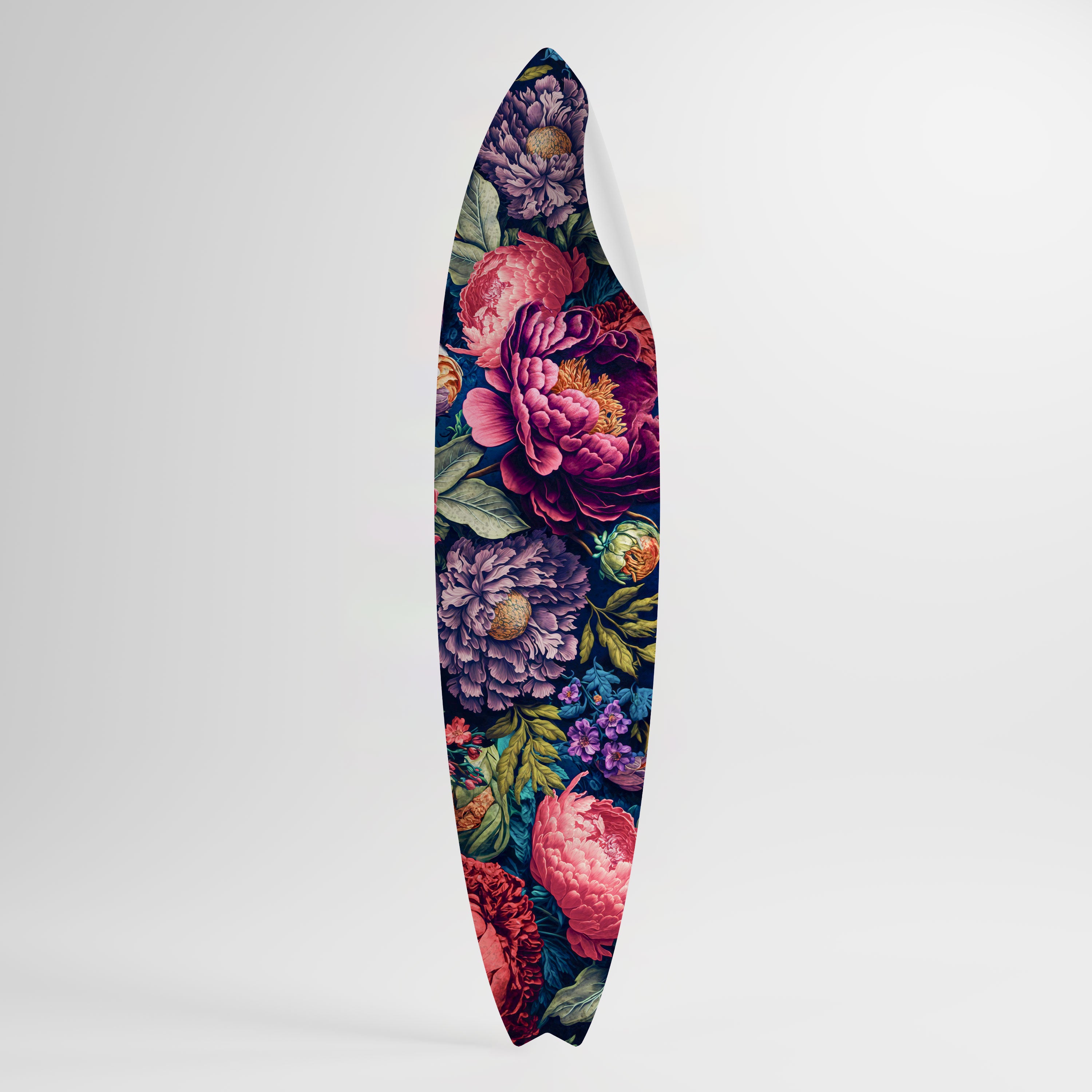 BLOOMING ELEGANCE Peel and Stick Surfboard Sticker