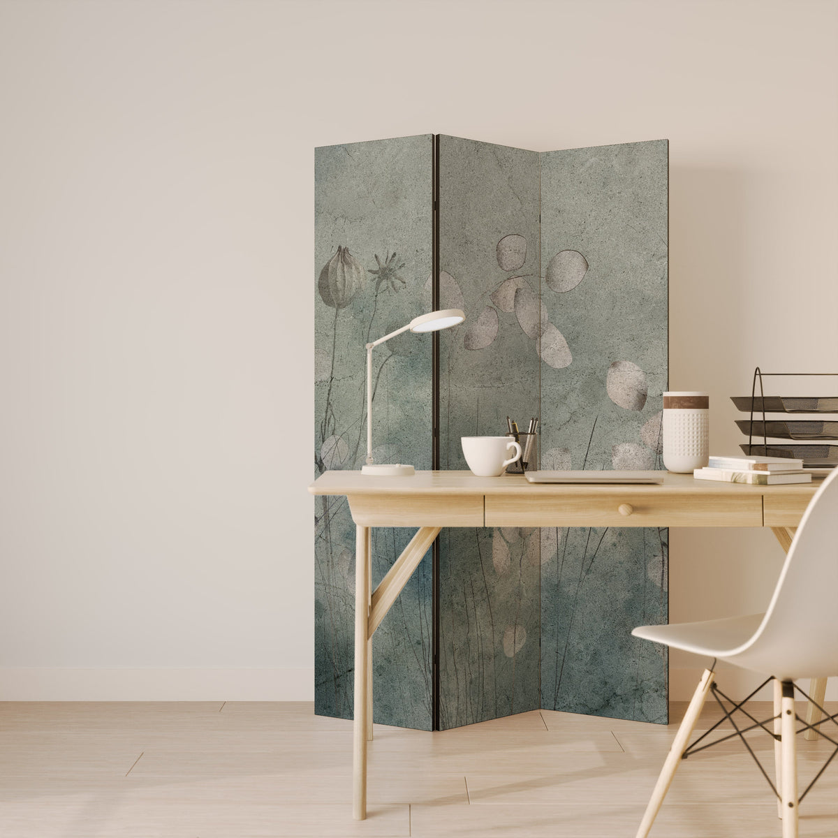 NIGHT LADY Decorative 3-Panel Room Divider