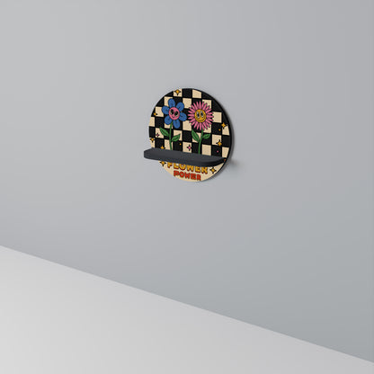 FLOWER POWER Art Shelf