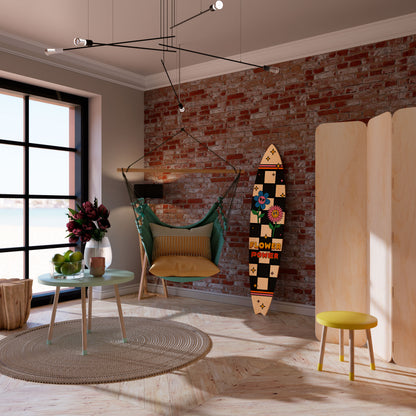 FLOWER POWER Surfboard Decorative Panel