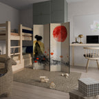 GOLDEN GLOW MEDITATION 4-Panel Room Divider