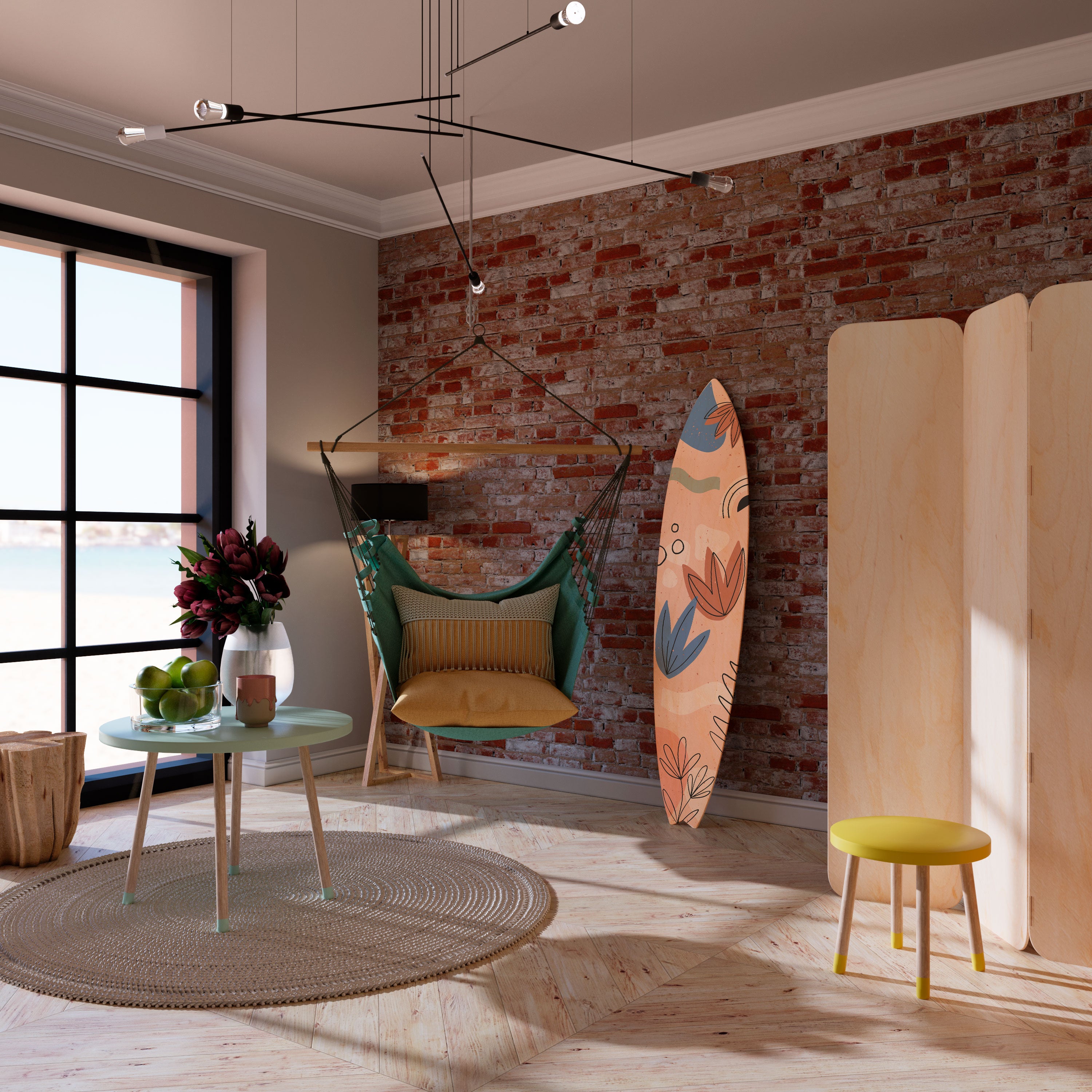 PASTEL DESTINY Surfboard Decorative Panel