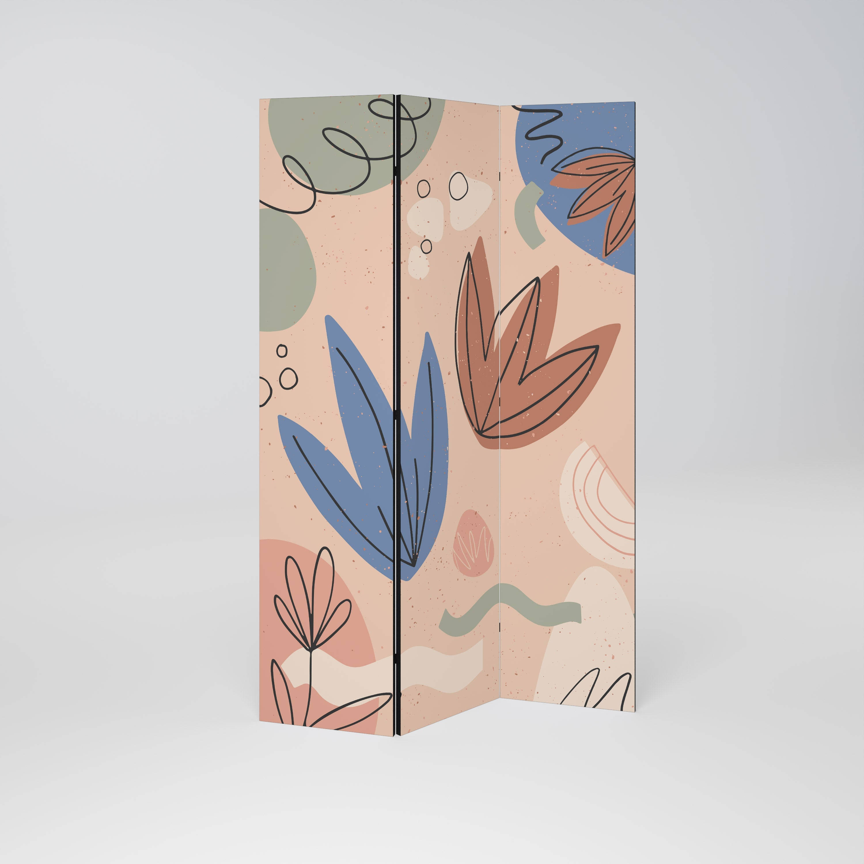 Paravent décoratif à 3 panneaux PASTEL DESTINY