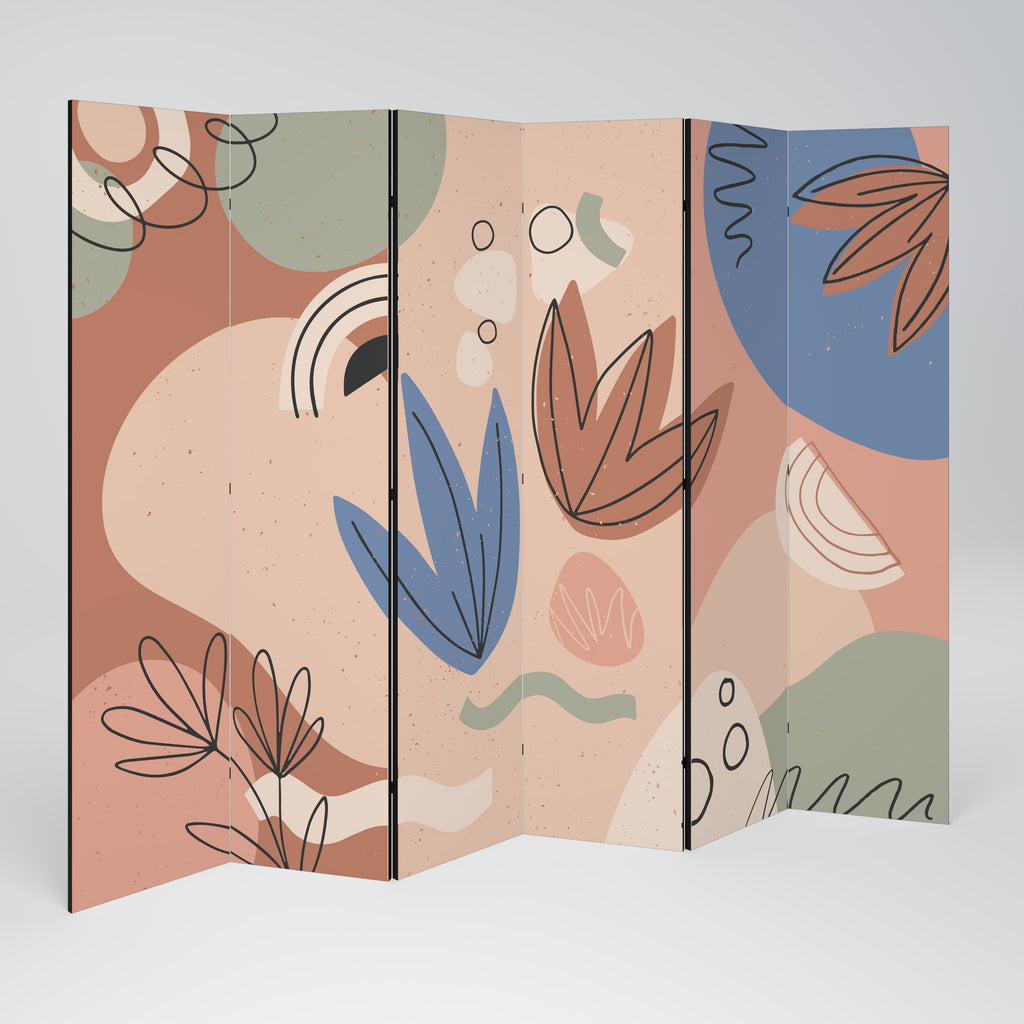 PASTEL DESTINY 6-Panel Room Divider