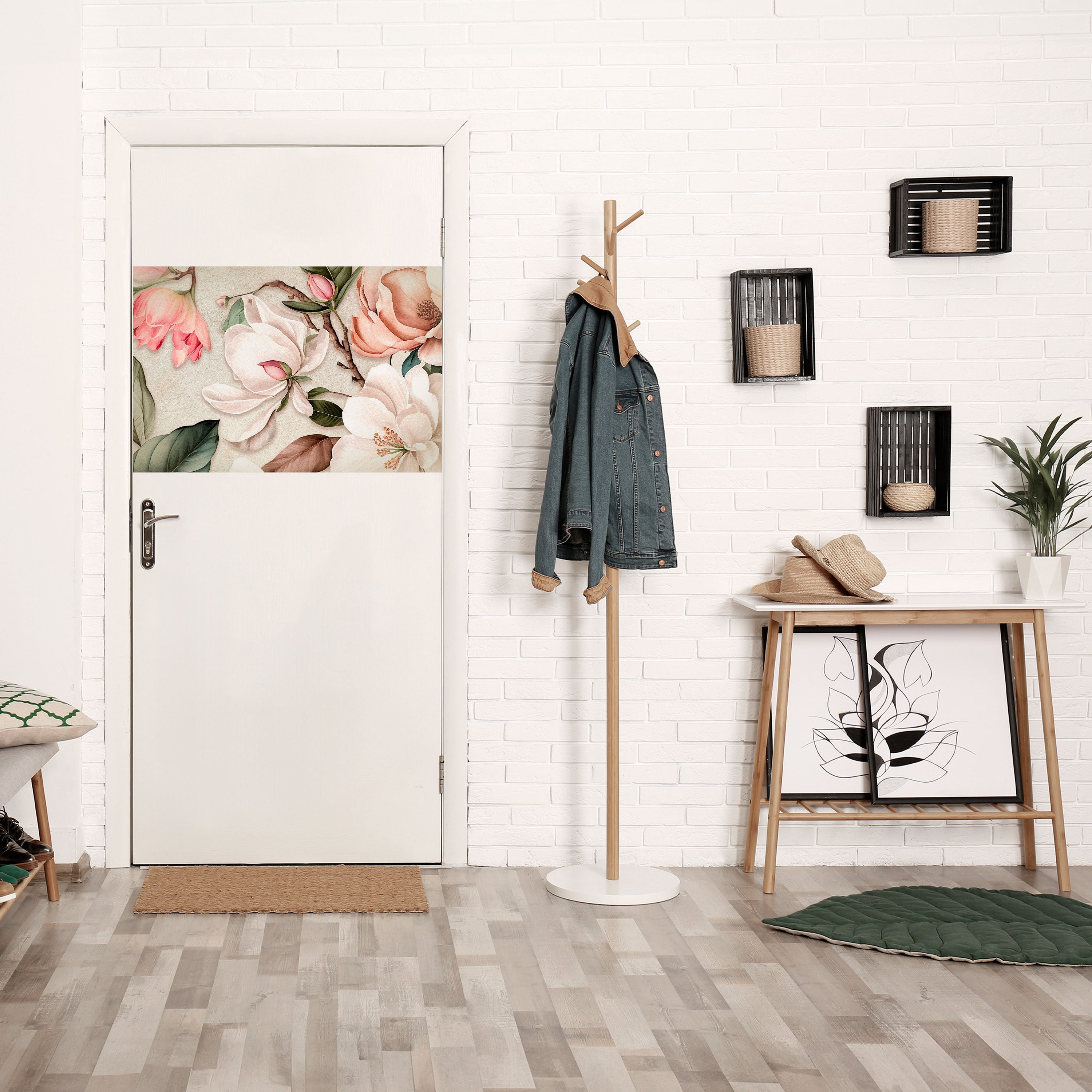 Affiche horizontale autocollante FLORAL GRACE