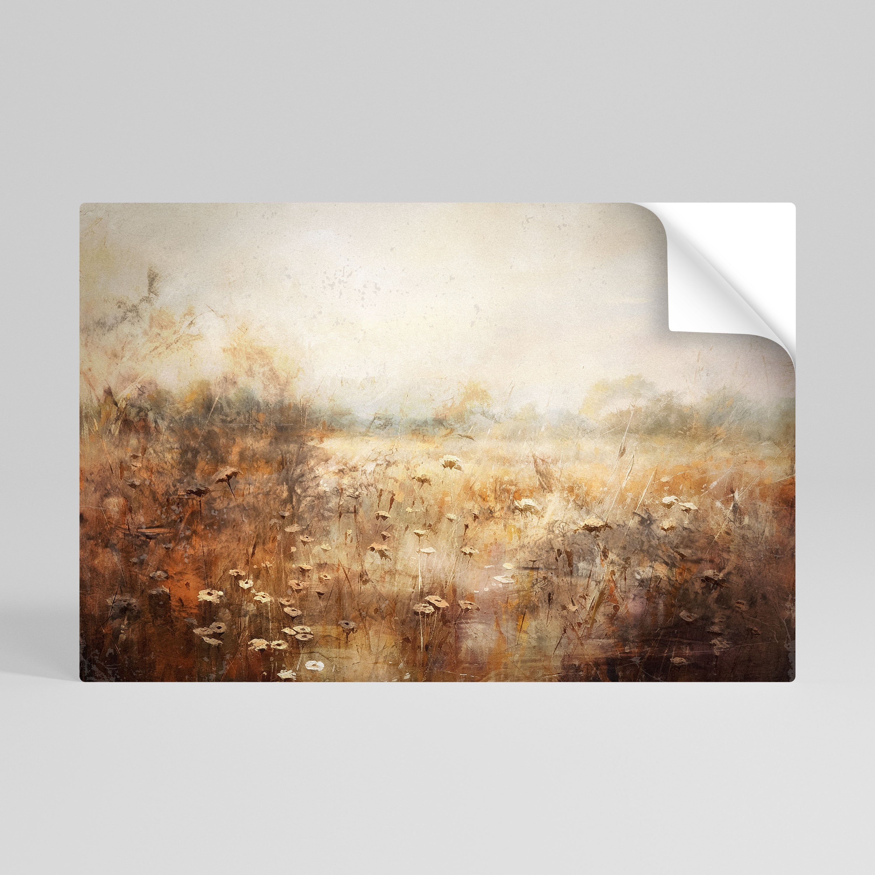 Affiche horizontale autocollante TRANQUIL FIELD