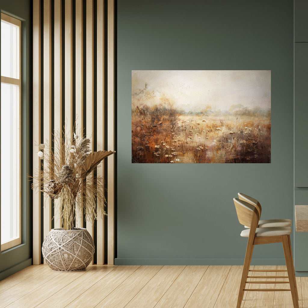 Affiche horizontale autocollante TRANQUIL FIELD