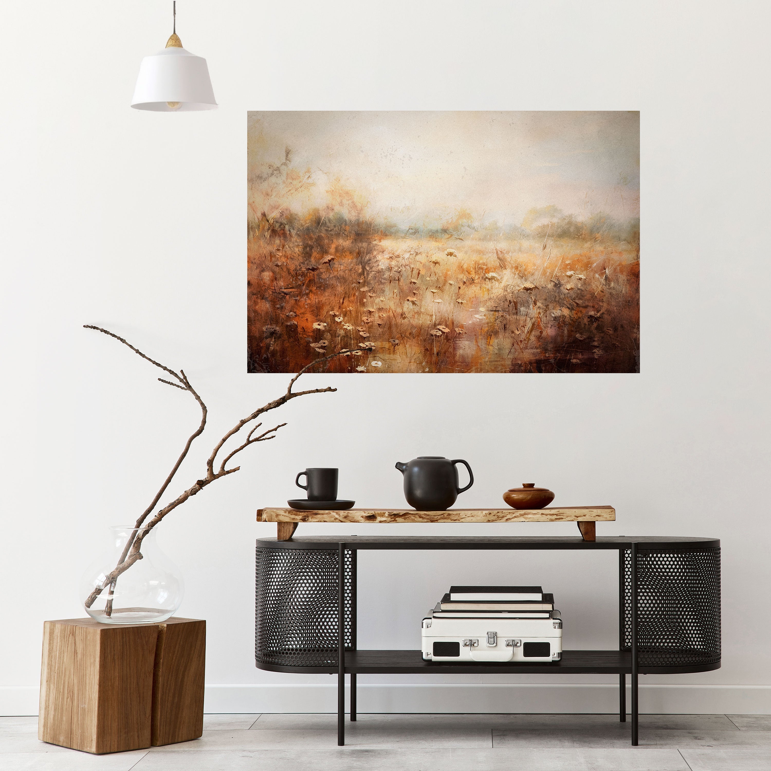 Affiche horizontale autocollante TRANQUIL FIELD