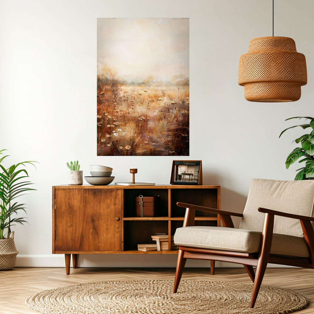 Affiche verticale autocollante TRANQUIL FIELD