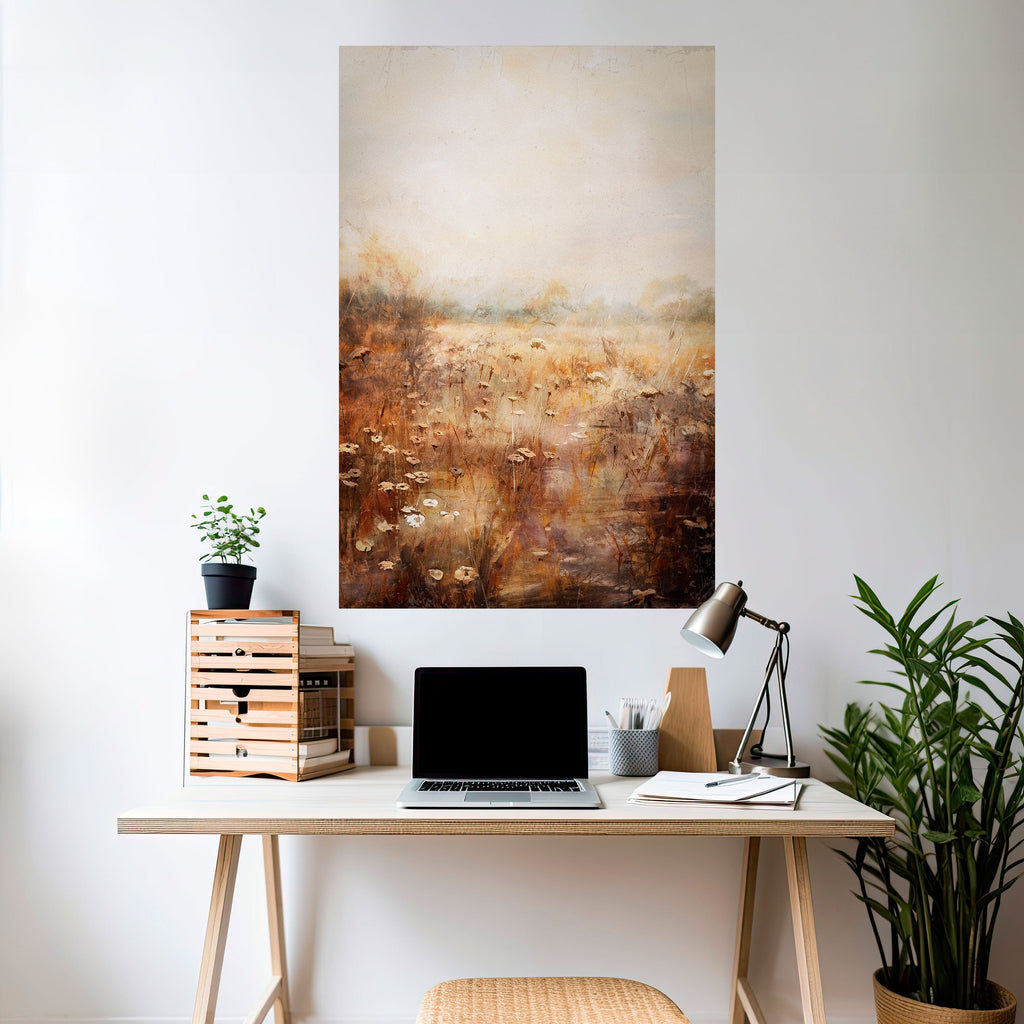 Affiche verticale autocollante TRANQUIL FIELD