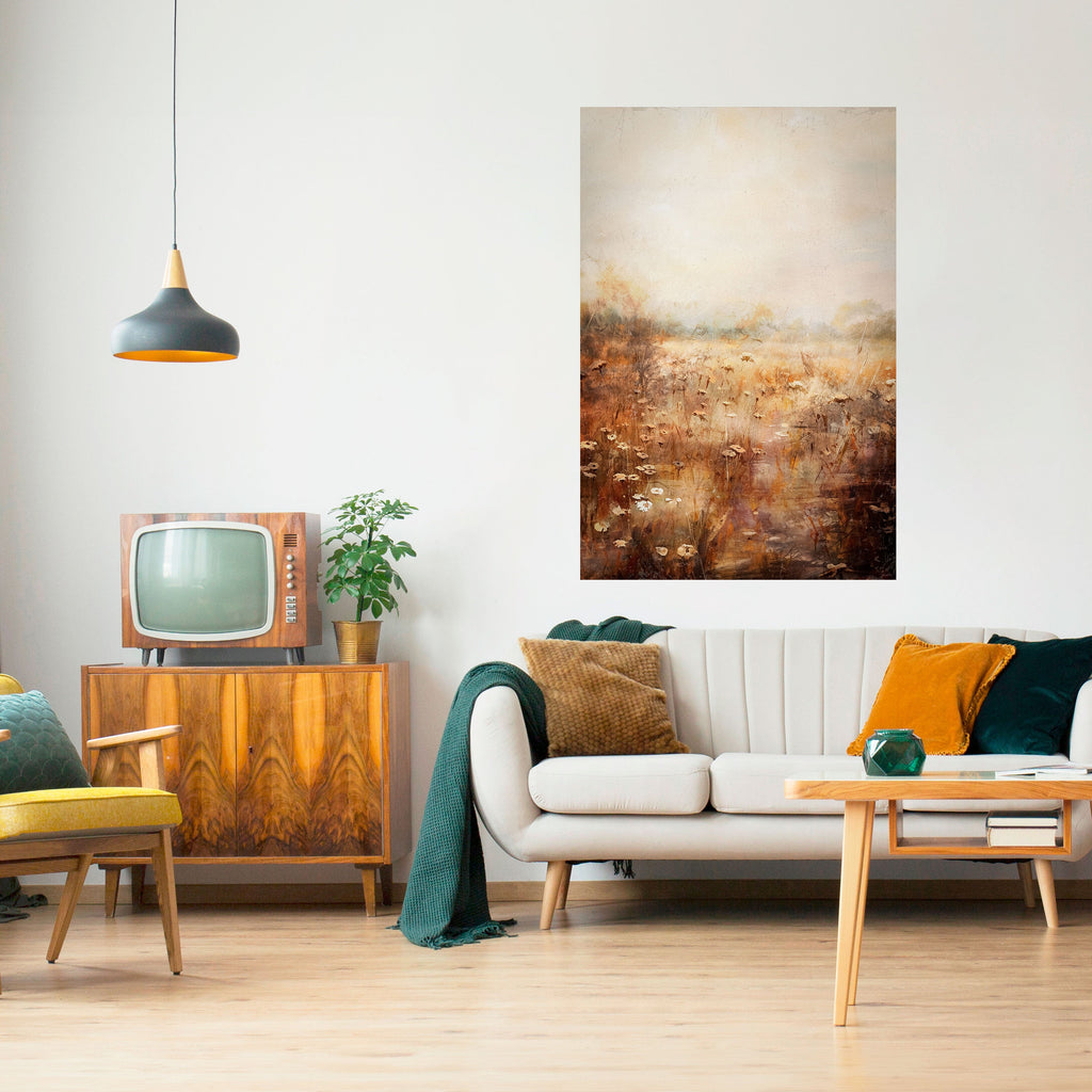 Affiche verticale autocollante TRANQUIL FIELD