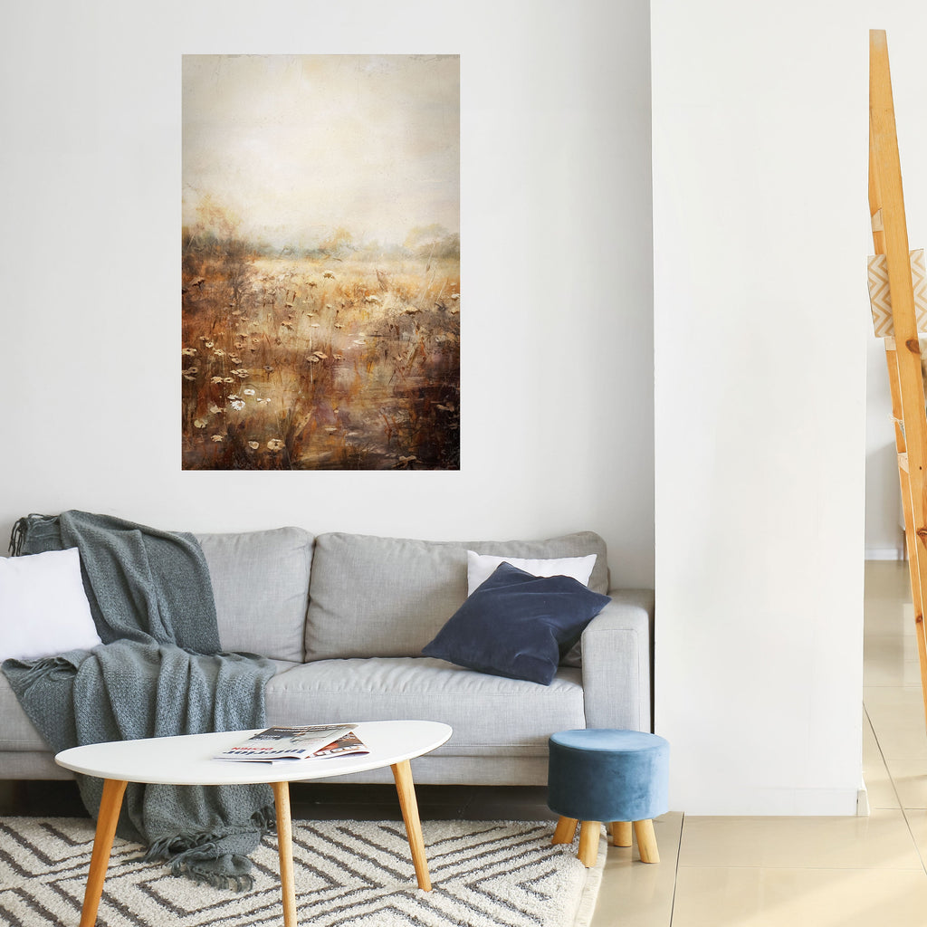 Affiche verticale autocollante TRANQUIL FIELD