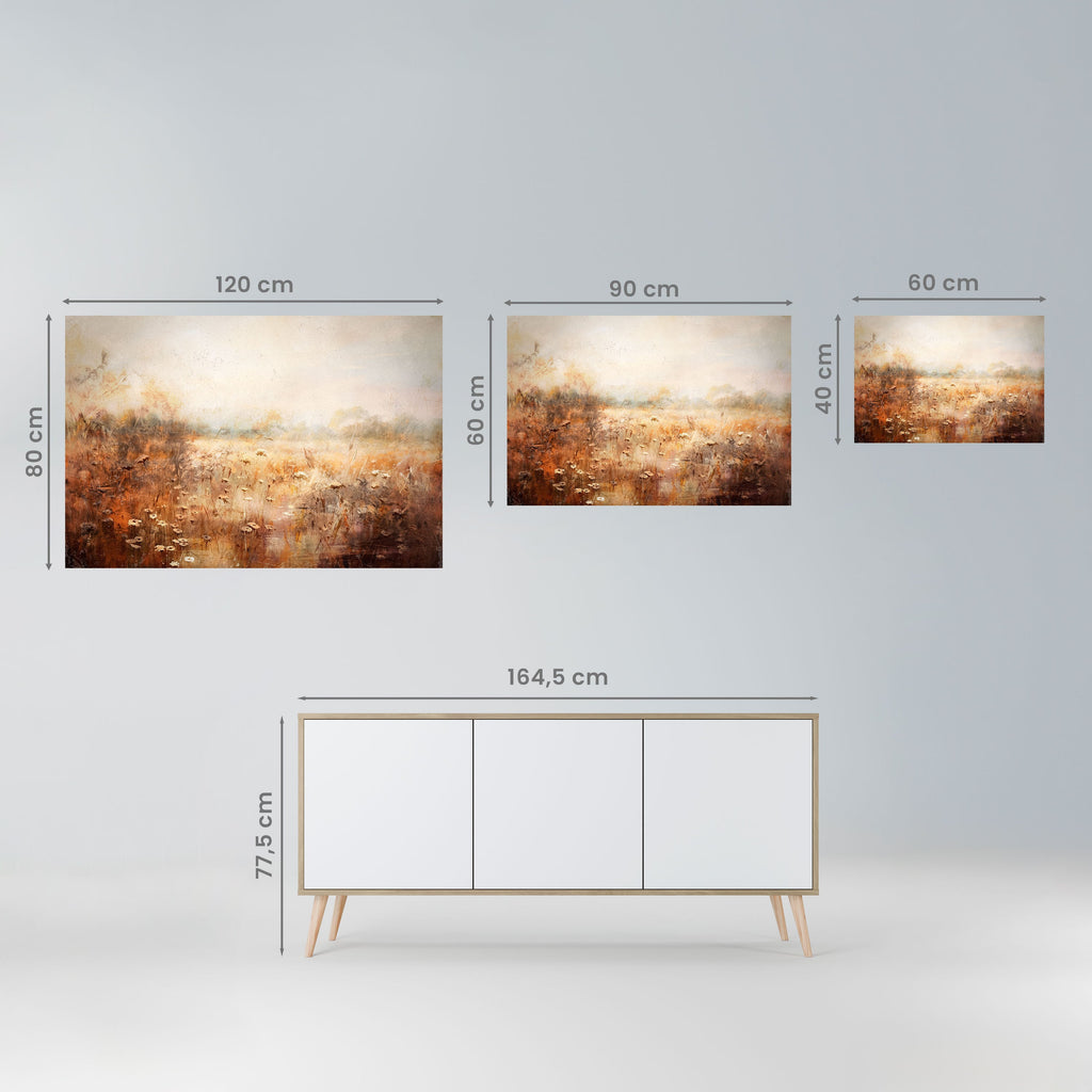 Affiche horizontale autocollante TRANQUIL FIELD