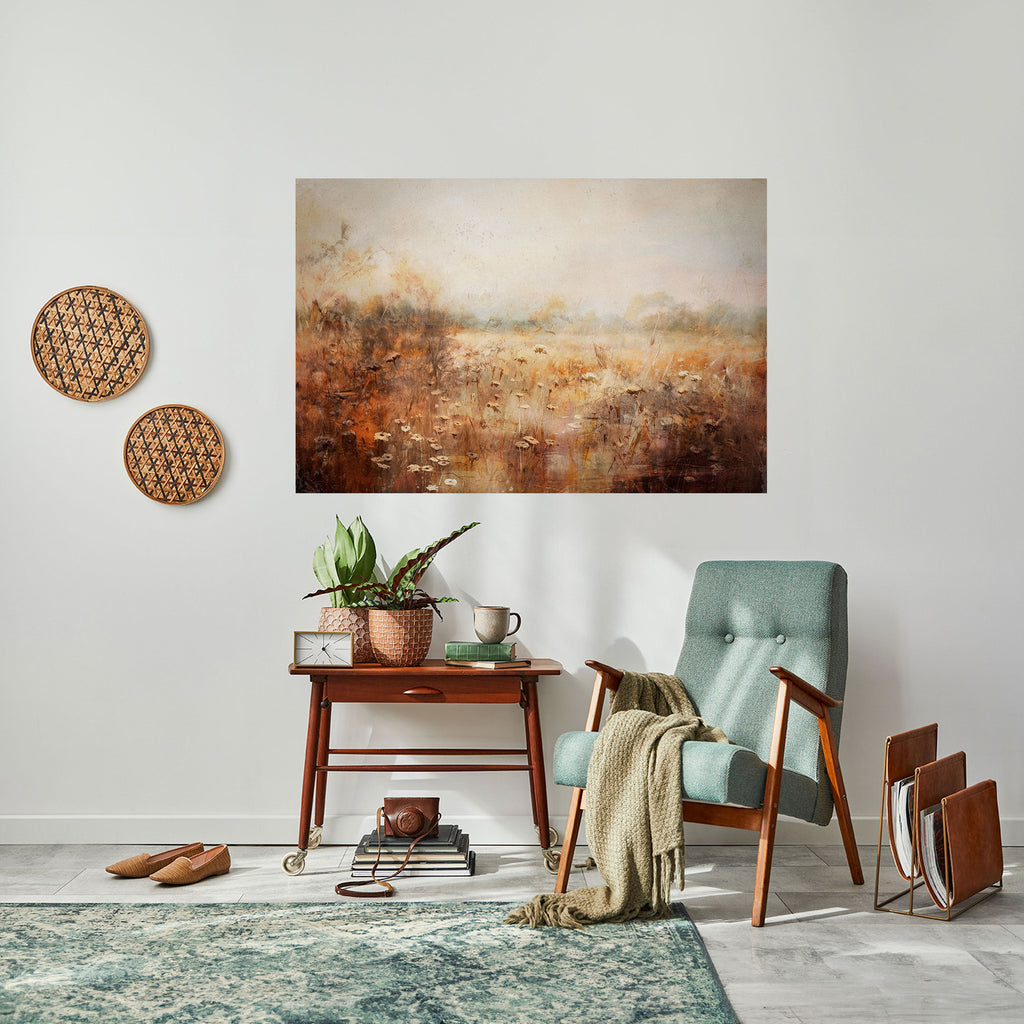 Affiche horizontale autocollante TRANQUIL FIELD