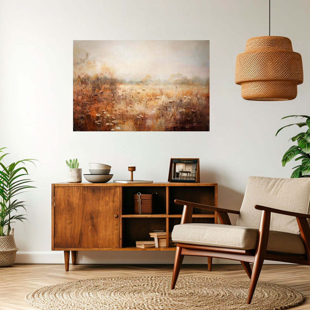 Affiche horizontale autocollante TRANQUIL FIELD