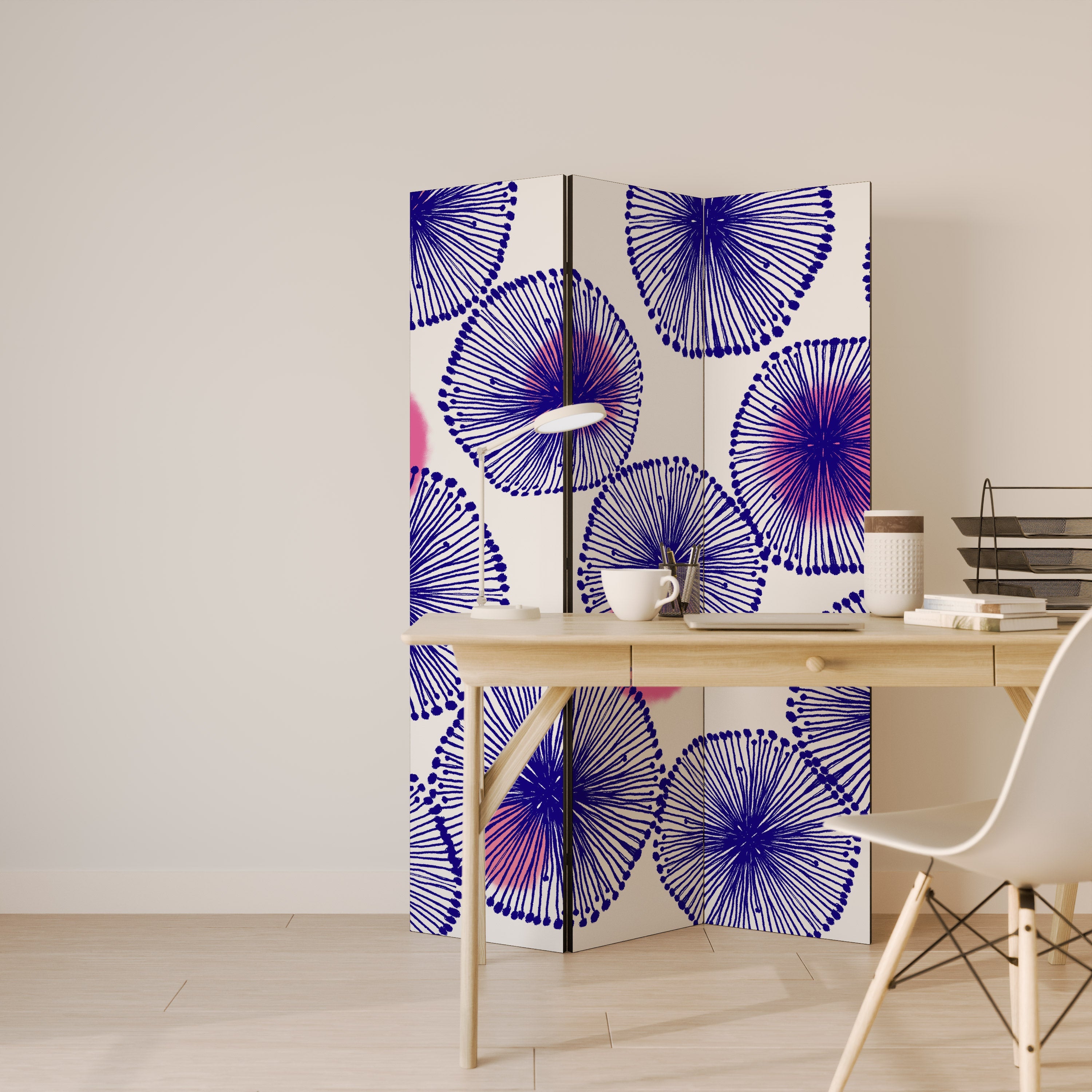 Paravent décoratif à 3 panneaux MAGIC NATURE