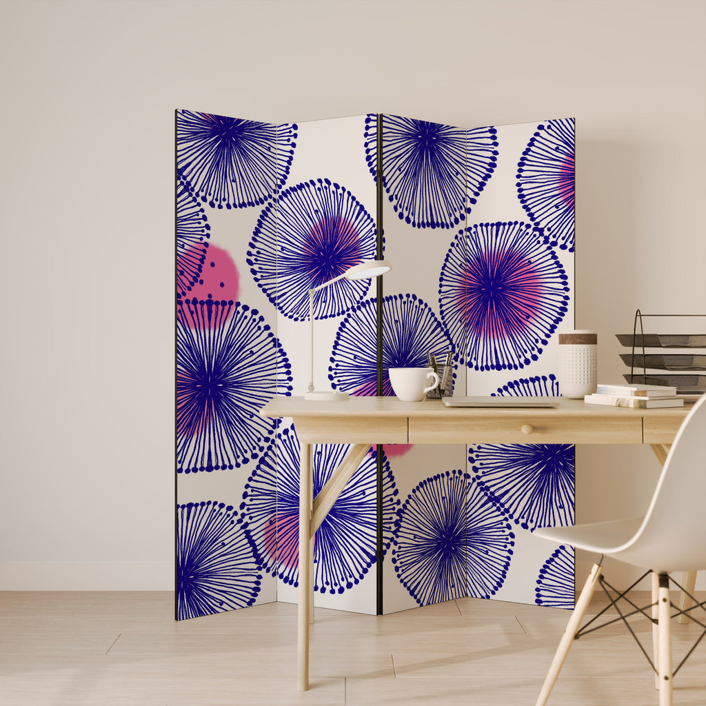 Paravent décoratif à 4 panneaux MAGIC NATURE