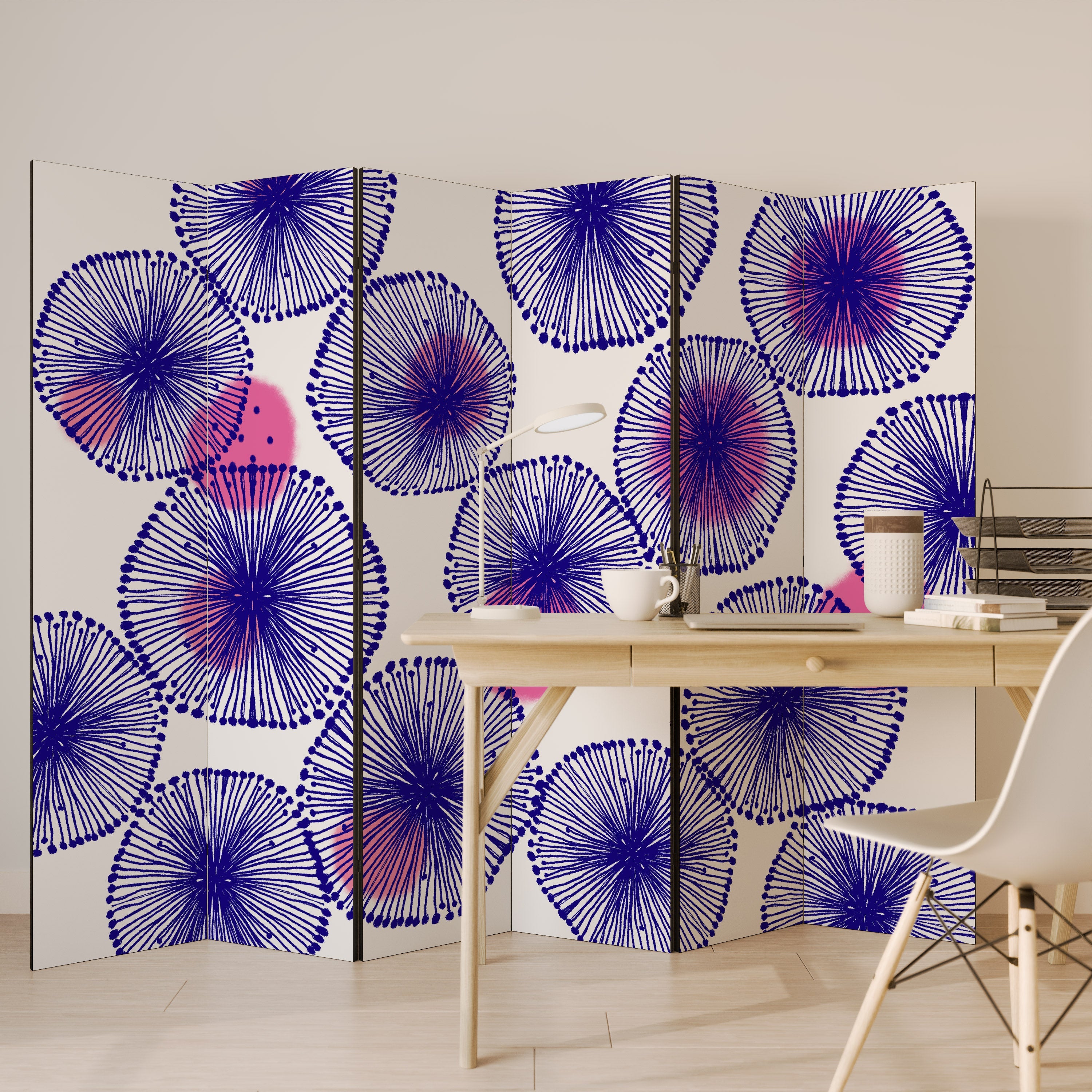 Paravent décoratif à 6 panneaux MAGIC NATURE