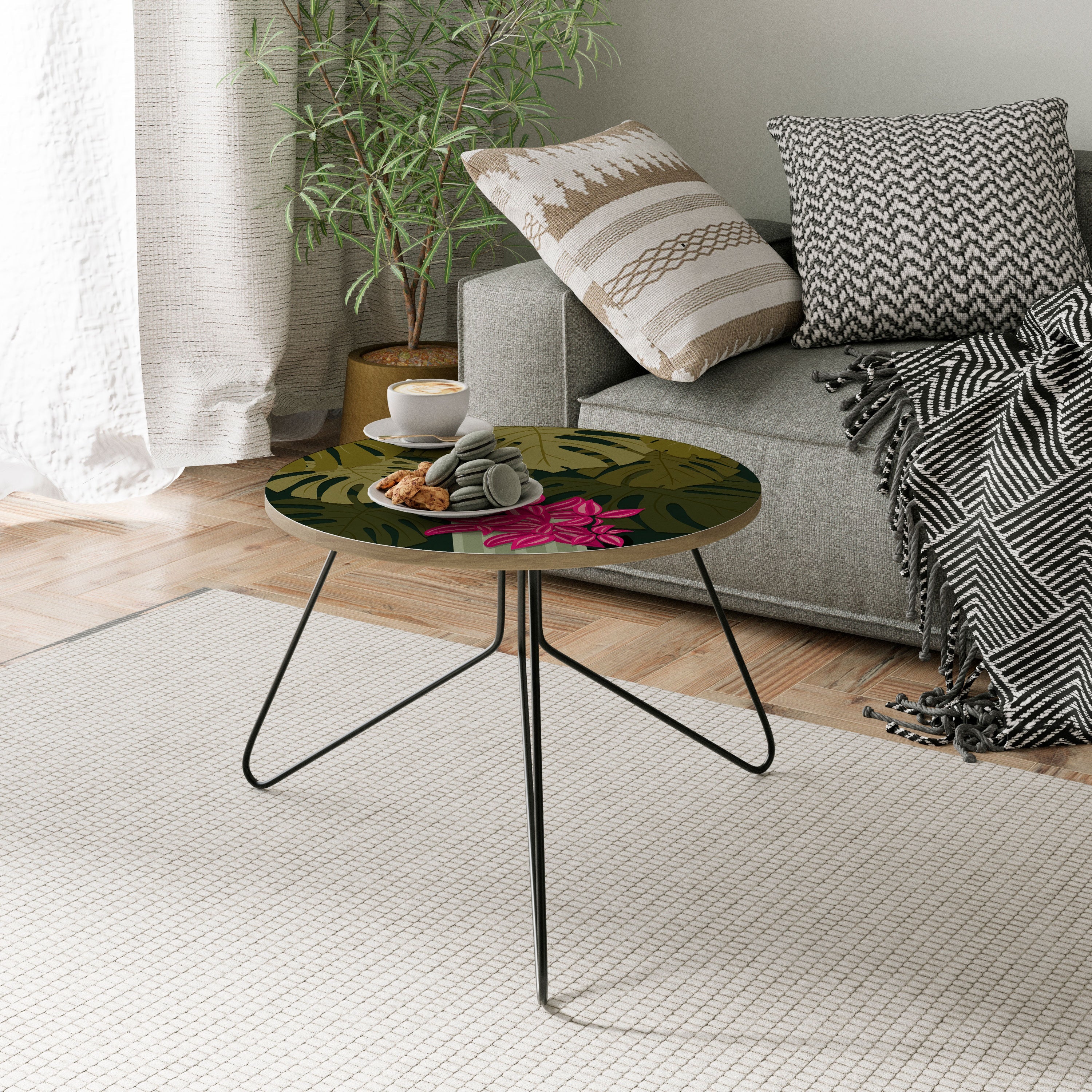 Table basse TROPICAL BEAUTY 60